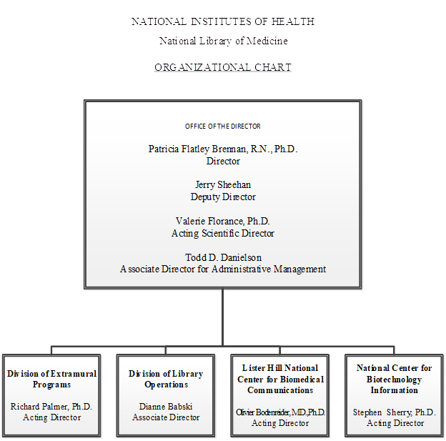 Organizational chart - data below