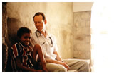 Paul Farmer with a boy