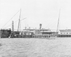 North end of the disinfecting wharves at the quarantine station on Blackbeard Island, Georgia.