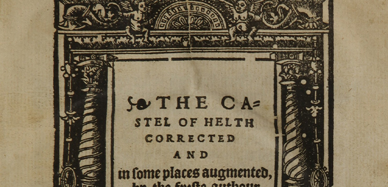 The printed title page of a book