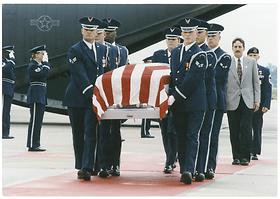 Reinterment Ceremony for 1st Lt. Michael Blassie, July 10, 1998