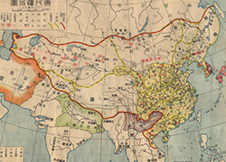 Ancient map of China