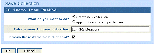 Screen capture of citation context menu.