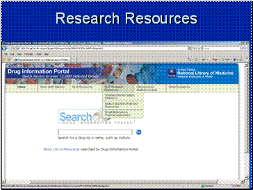 Research Resources