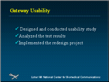 Gateway Usability