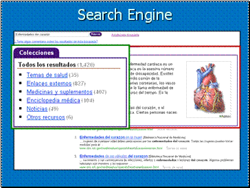 Spanish version of search engine clustering by collection