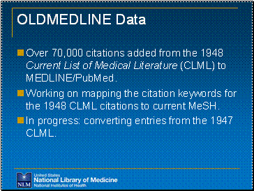 MLA 2009: Online Users' Meeting, Speaker: David Gillikin