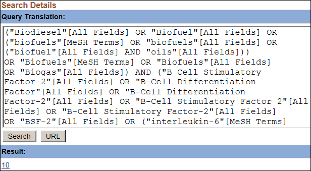 PubMed Search Details