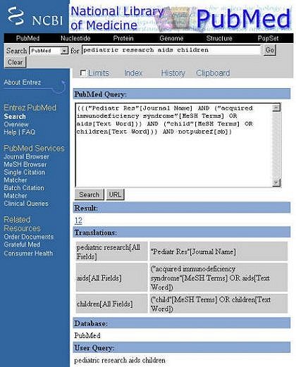 Details for pediatric research aids children search