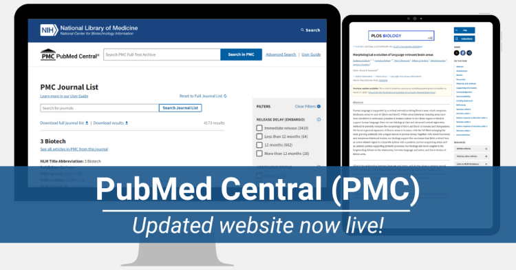 PubMed Central (PMC) Updates Website Now Live!