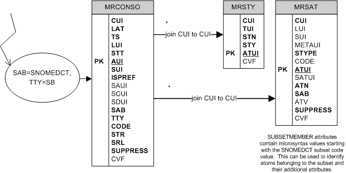 How to perform searches for subset metadata concepts graph